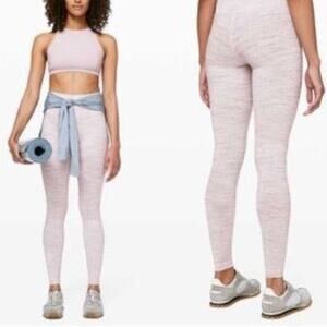 Lululemon Wunder Under High Rise Tight Heathered Purple Full On Luxtreme Size 10